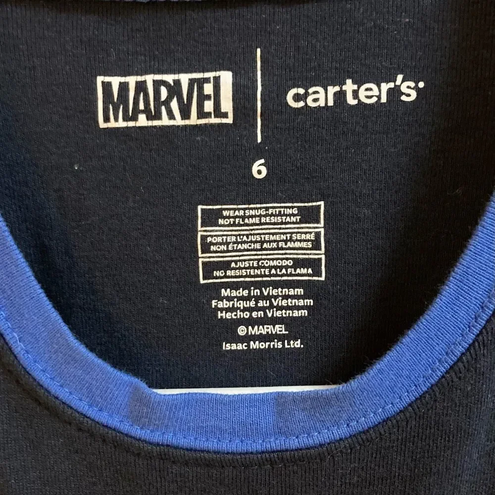 CAPTAIN AMERICA Toddler MARVEL Comics Superhero Tshirt Unisex Size 6